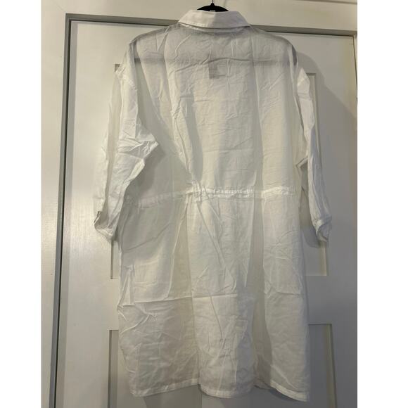 J. Crew Cinched shirtdress in sheer cotton voile Medium - Picture 5 of 6